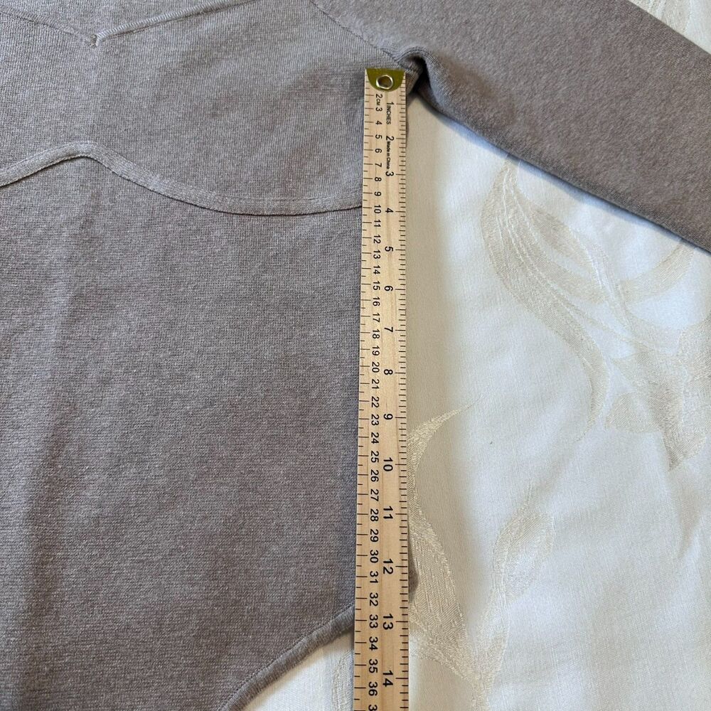 Abercrombie & Fitch Size-XL Corset Sweetheart Sweater‎ Knit Bodysuit Brown - Picture 4 of 10